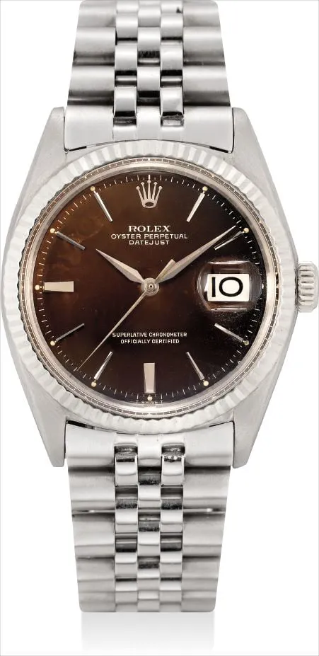 Rolex Datejust 1601 37mm 18k white gold Tropical