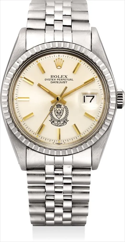 Rolex Datejust 1603 35mm Stainless steel Cream