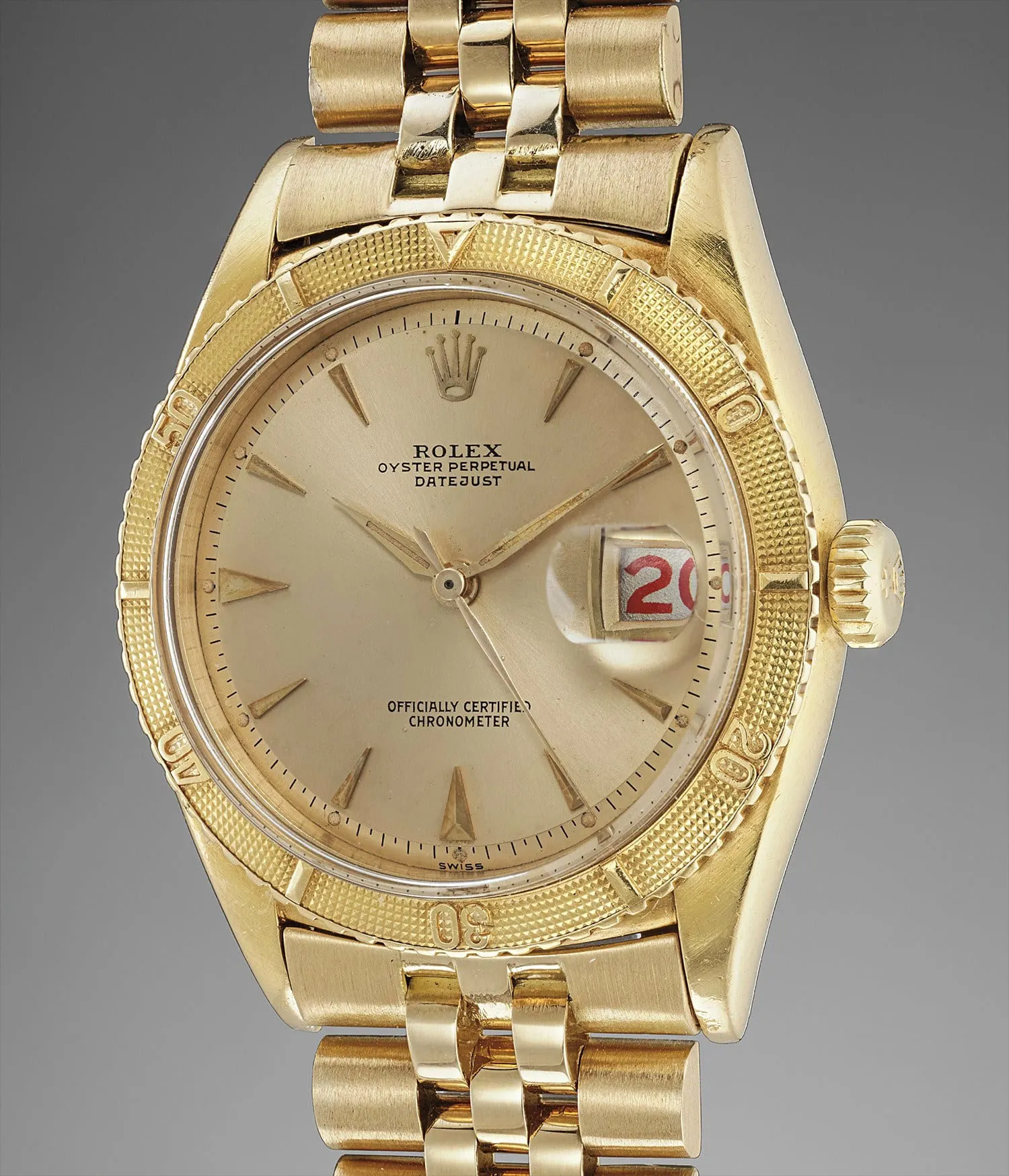 Rolex Datejust Turn-O-Graph 6309 35mm Yellow gold Yellow gold