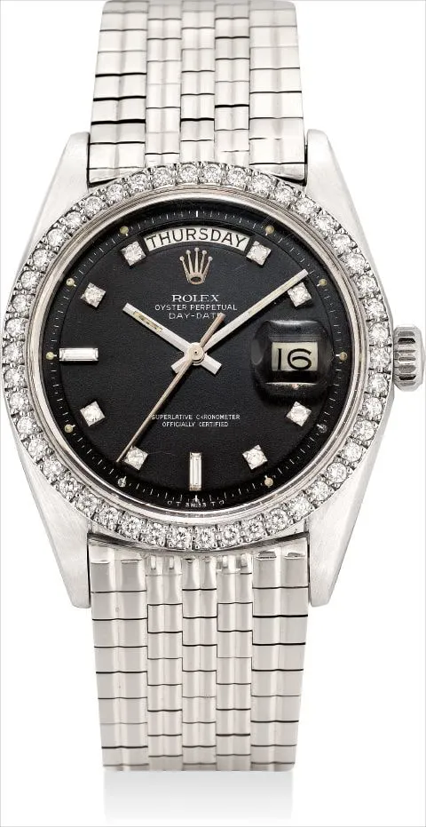 Rolex Day-Date 36 1804 36mm White gold and Diamond Black