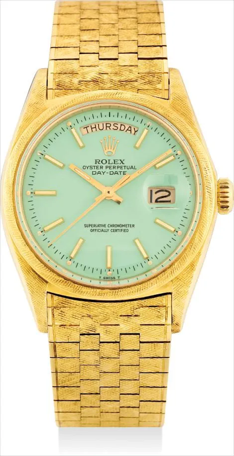 Rolex Day-Date 36 1806 36mm Yellow gold Pistachio "Stella"