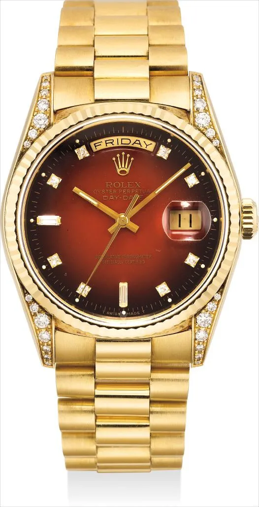 Rolex Day-Date 36 18338 35mm Yellow gold Dégrad{e