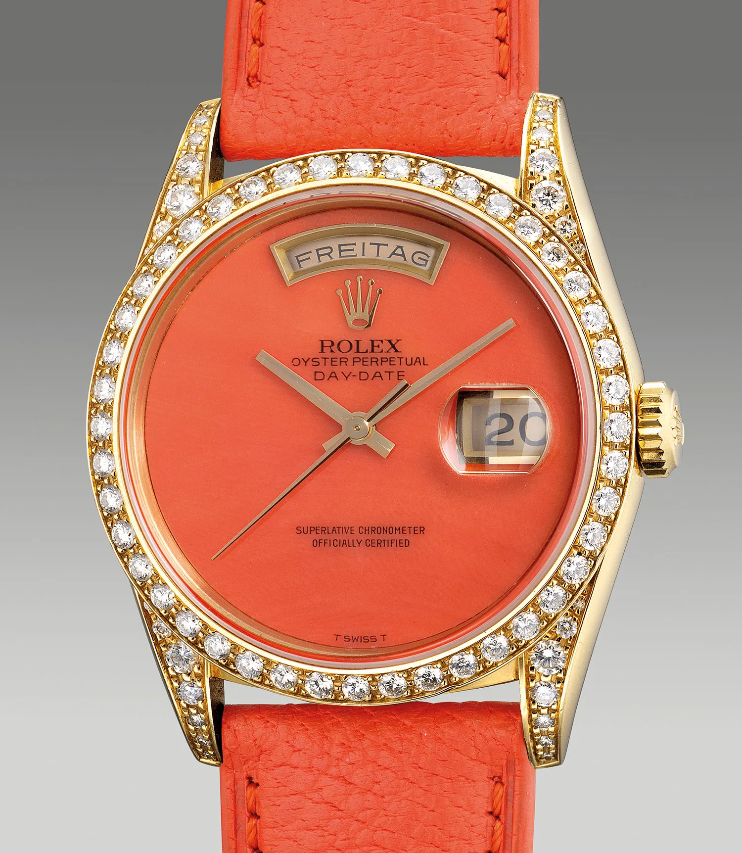 Rolex Day-Date 36 18388 36mm Yellow gold Coral