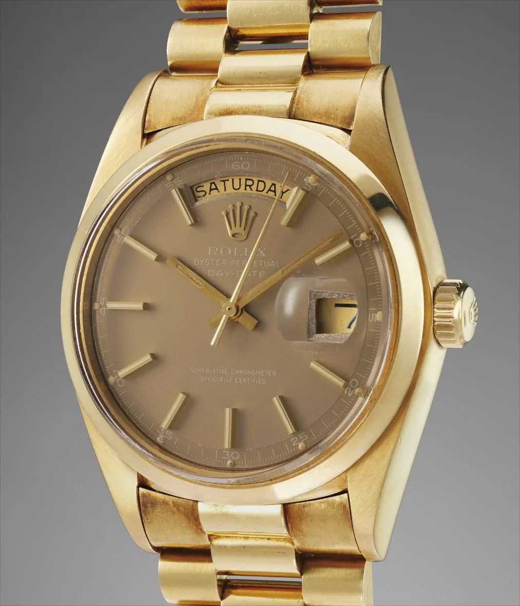 Rolex Day-Date 36 1802 36mm Yellow gold Hazelnut