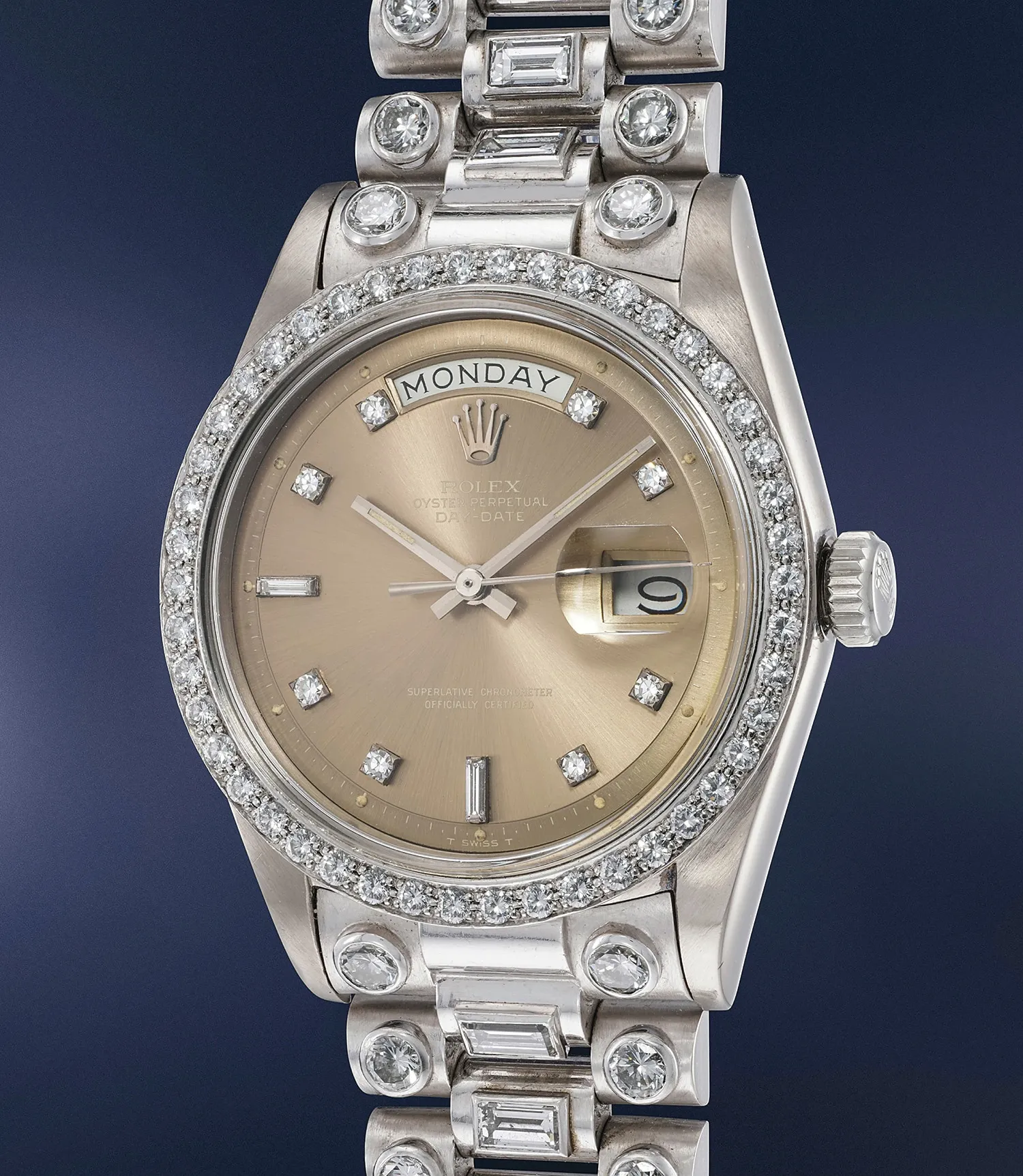 Rolex Day-Date 36 1804 36mm White gold and Diamond Champagne