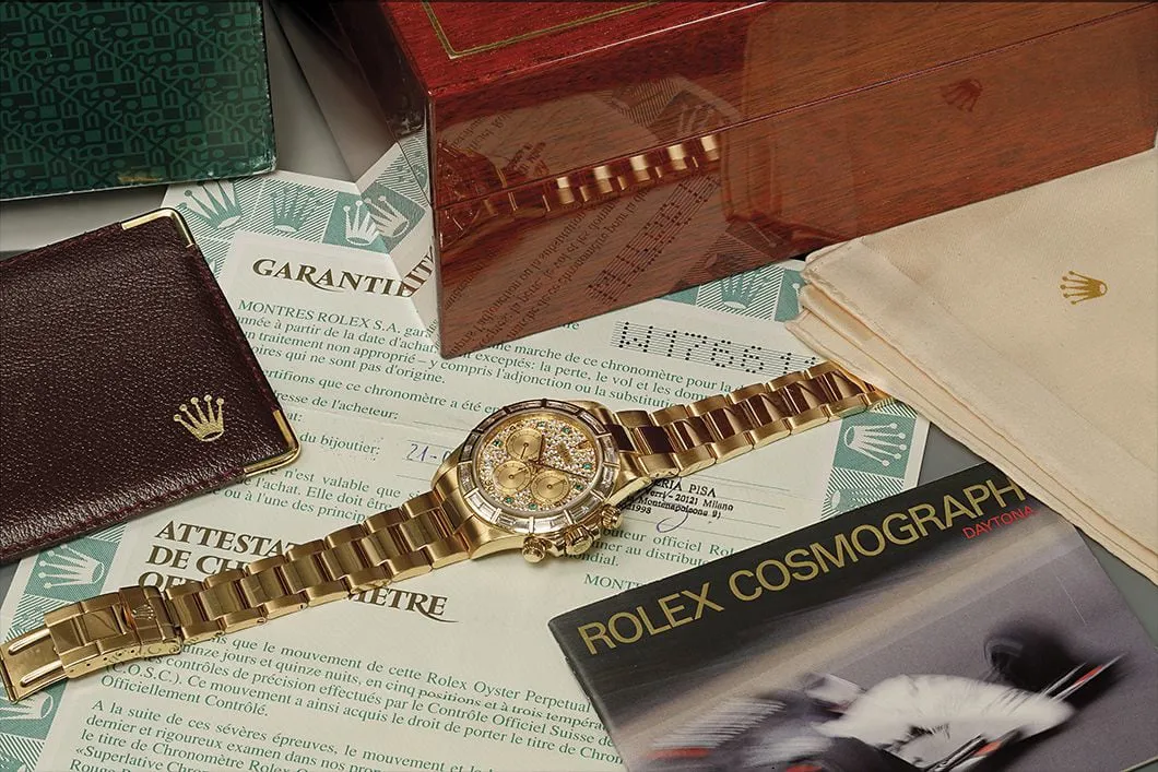 Rolex Daytona 16568 39mm Yellow gold Diamond-set 1