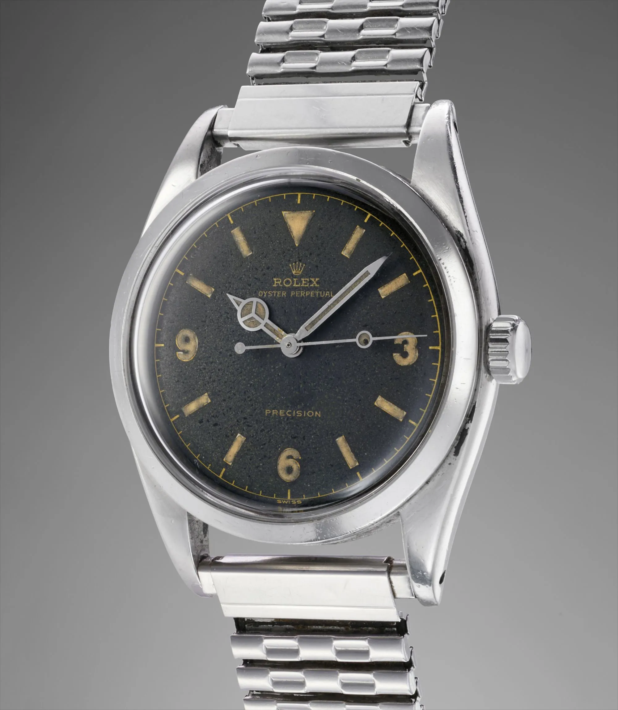 Rolex Explorer 6150 35.5mm Stainless steel Black lacquer "explorer"