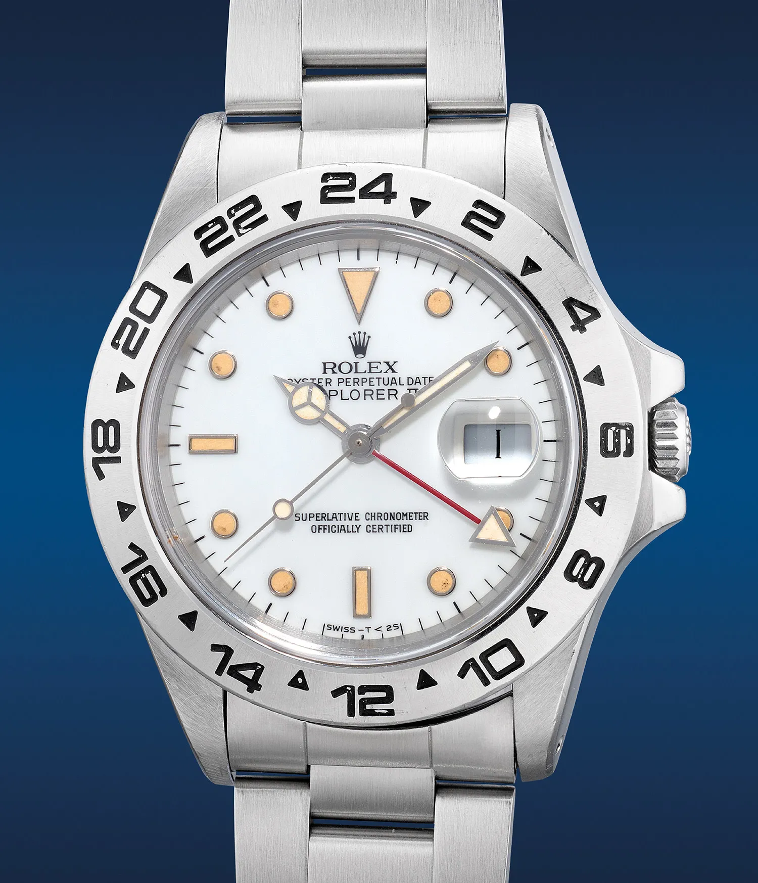 Rolex Explorer II 16550 39mm Stainless steel Rail