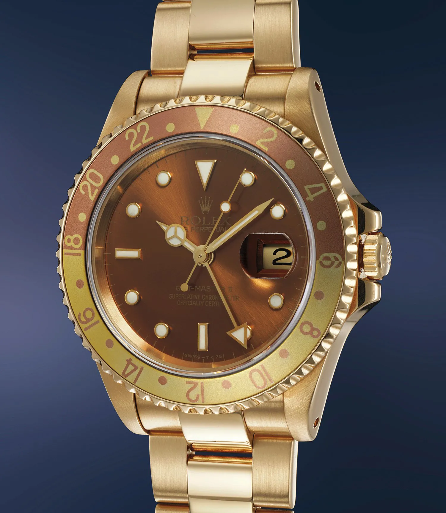 Rolex GMT-Master II 16718 40mm Yellow gold Bronze