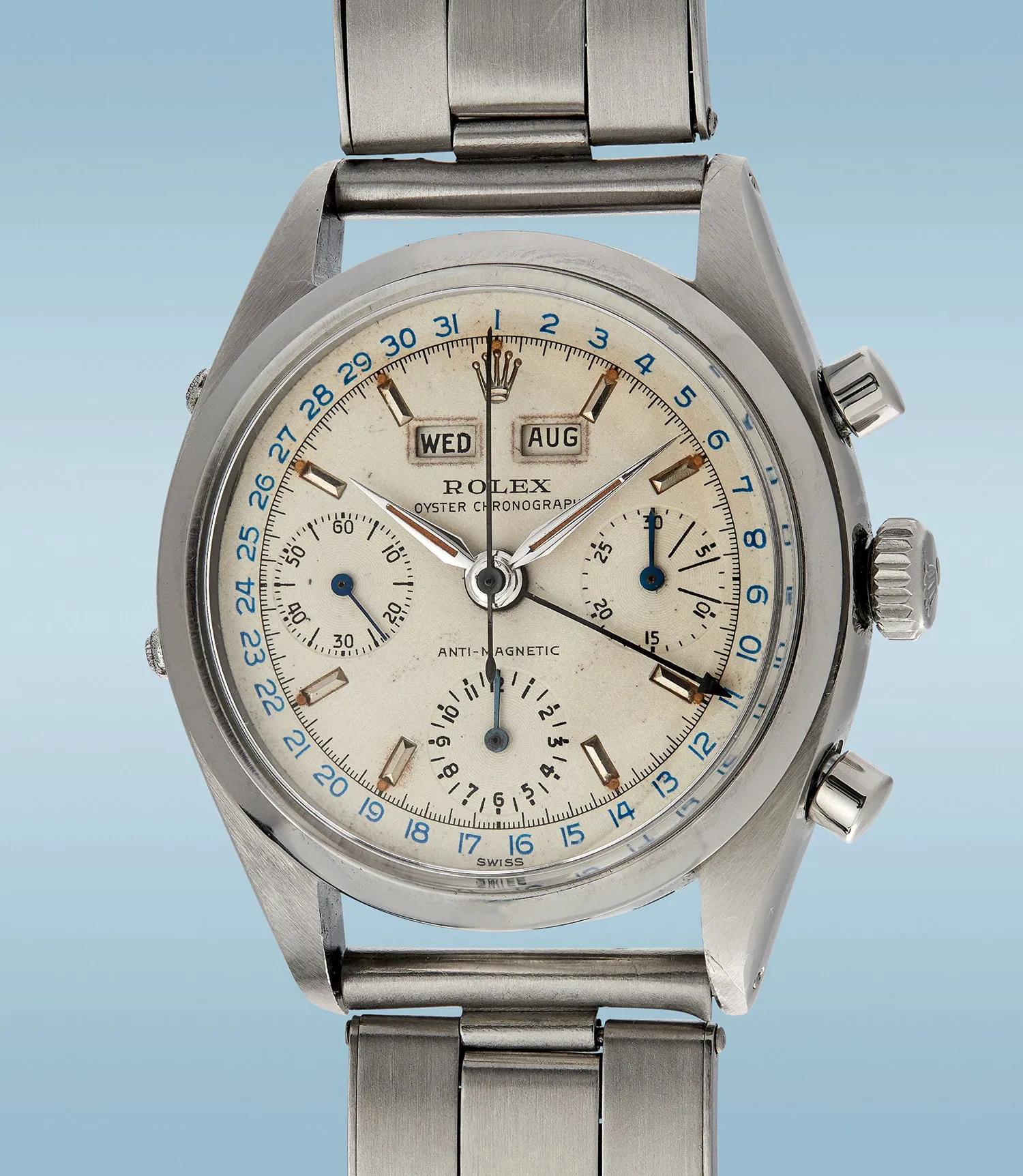 Rolex Chronograph 6236 36mm Stainless steel Cream grené