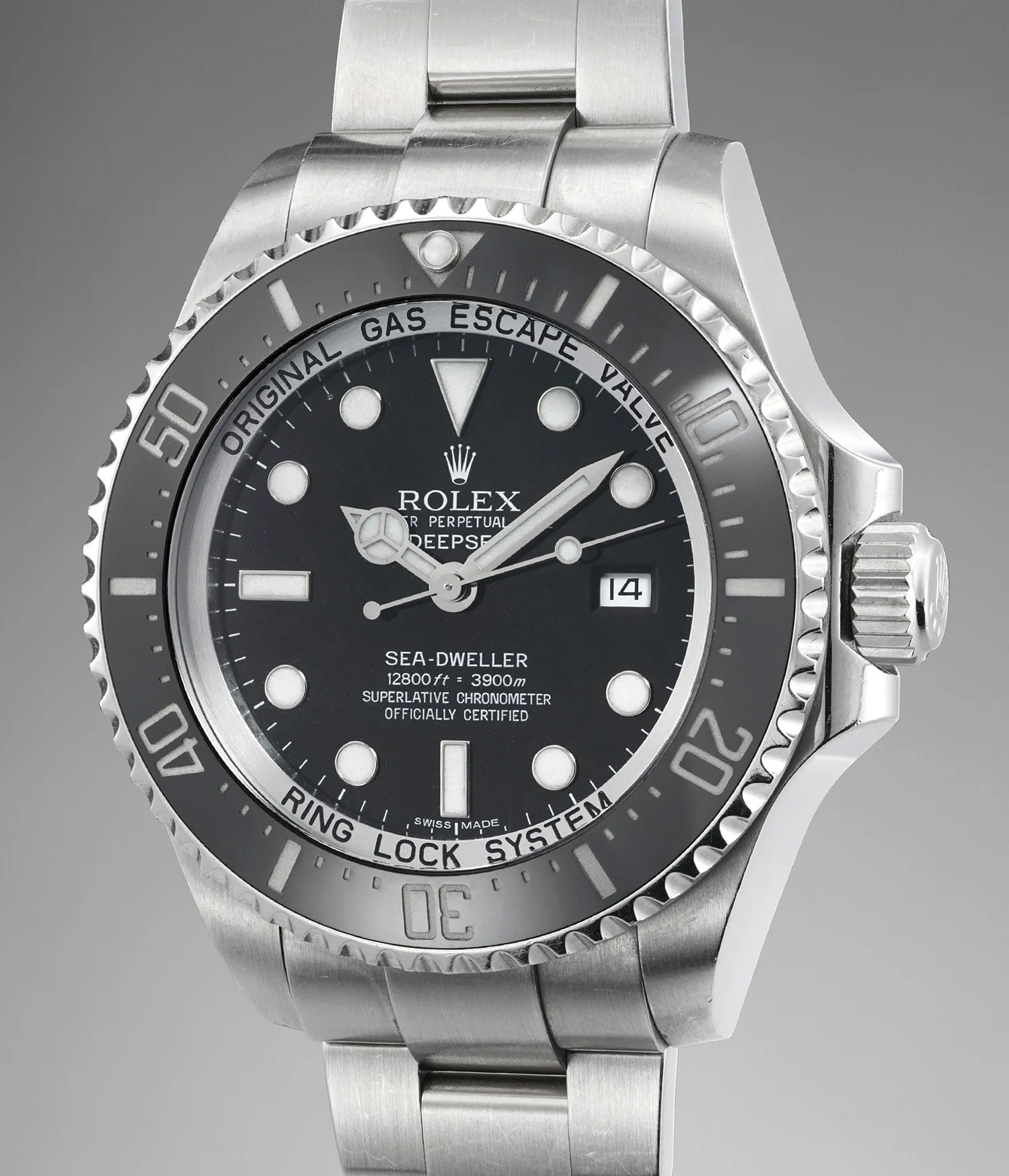 Rolex Sea-Dweller Deepsea 126660 44mm Stainless steel Black