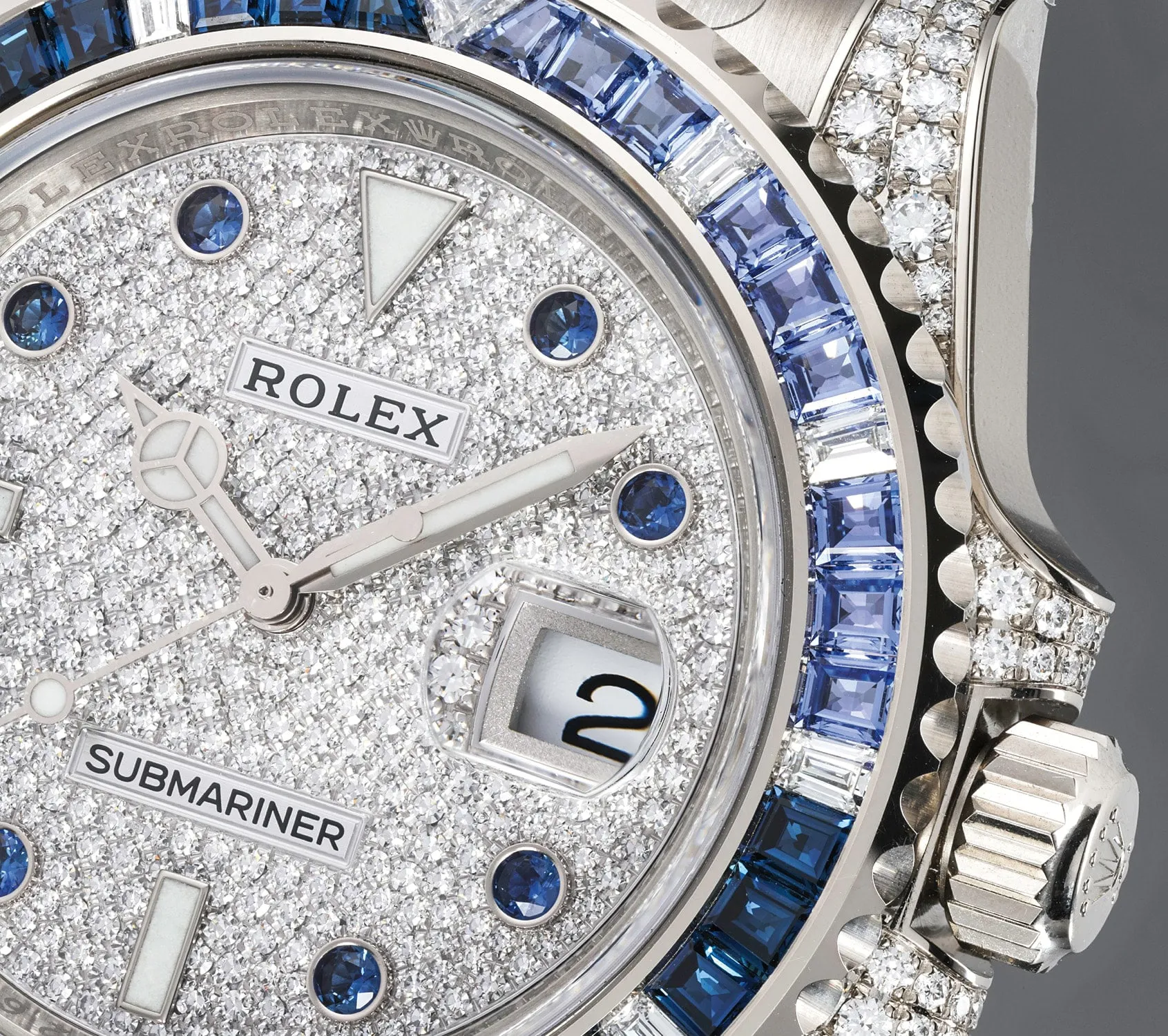 Rolex Submariner 116659SABR 41mm White gold and Diamond and Sapphire White gold and Gem-set 2