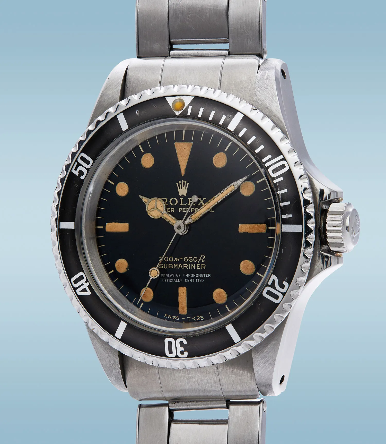 Rolex Submariner 5512 39.5mm Stainless steel Black