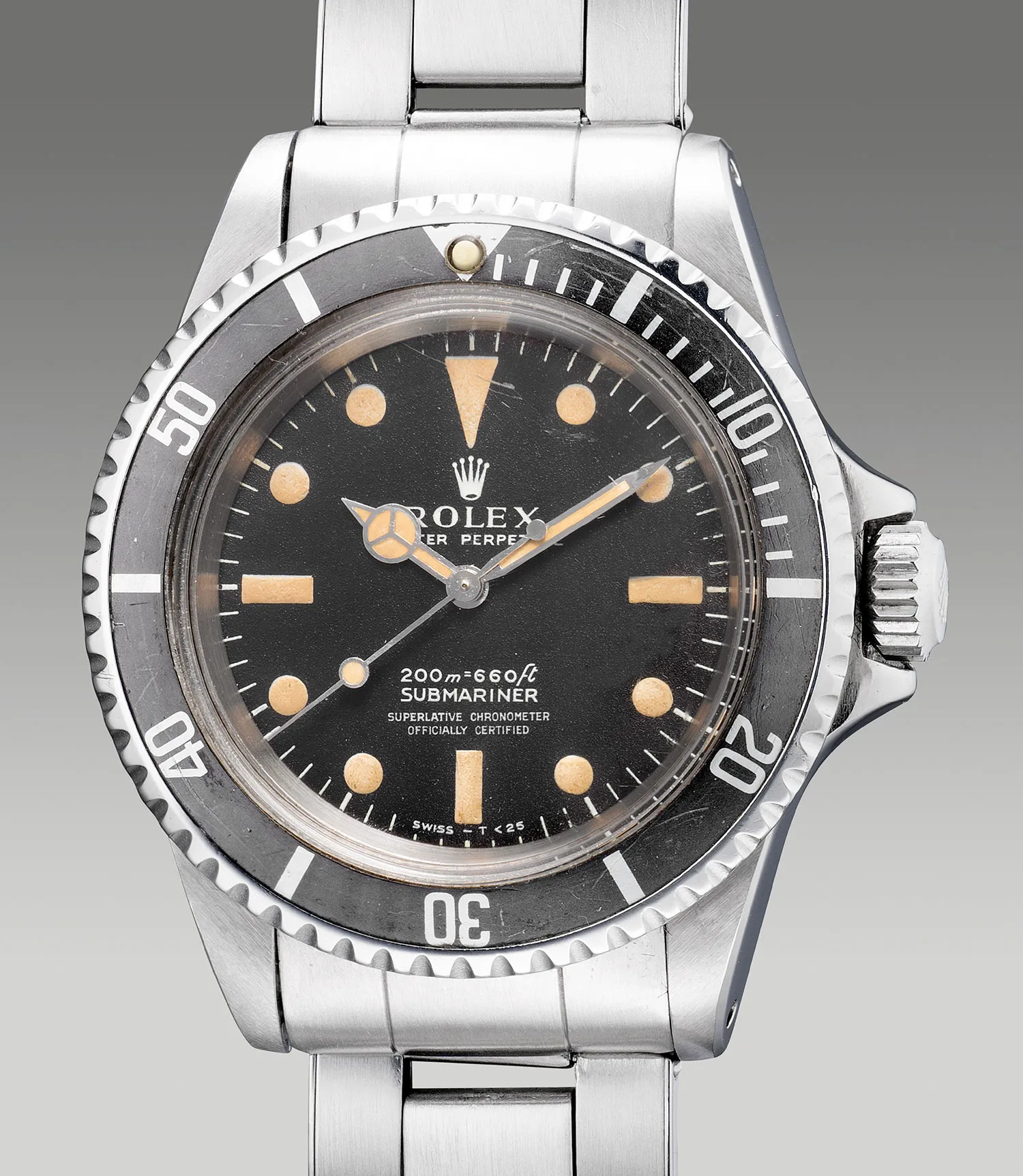 Rolex Submariner 5512 40mm Stainless steel Black