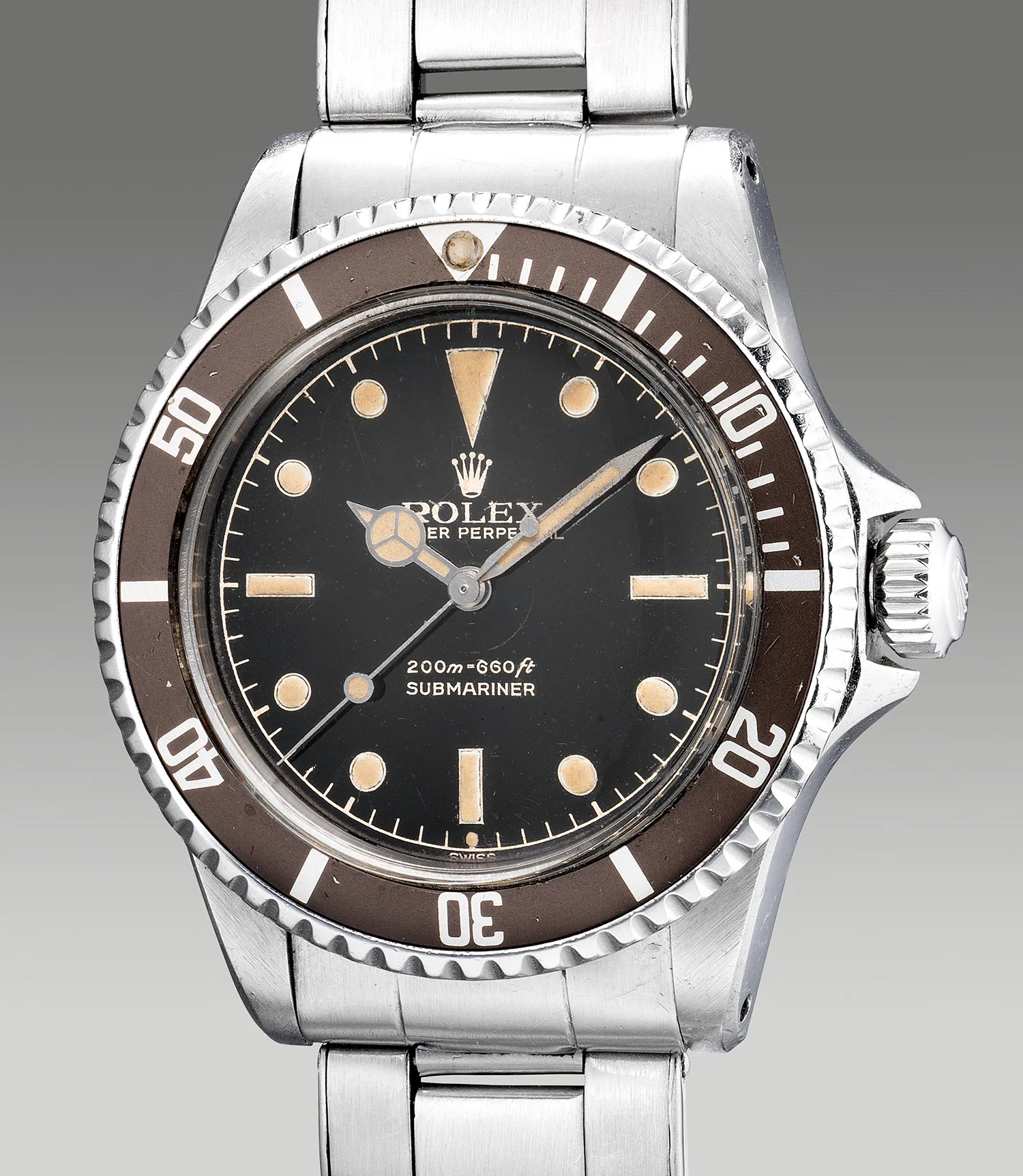 Rolex Submariner 5512 39mm Stainless steel “Glossy gilt”