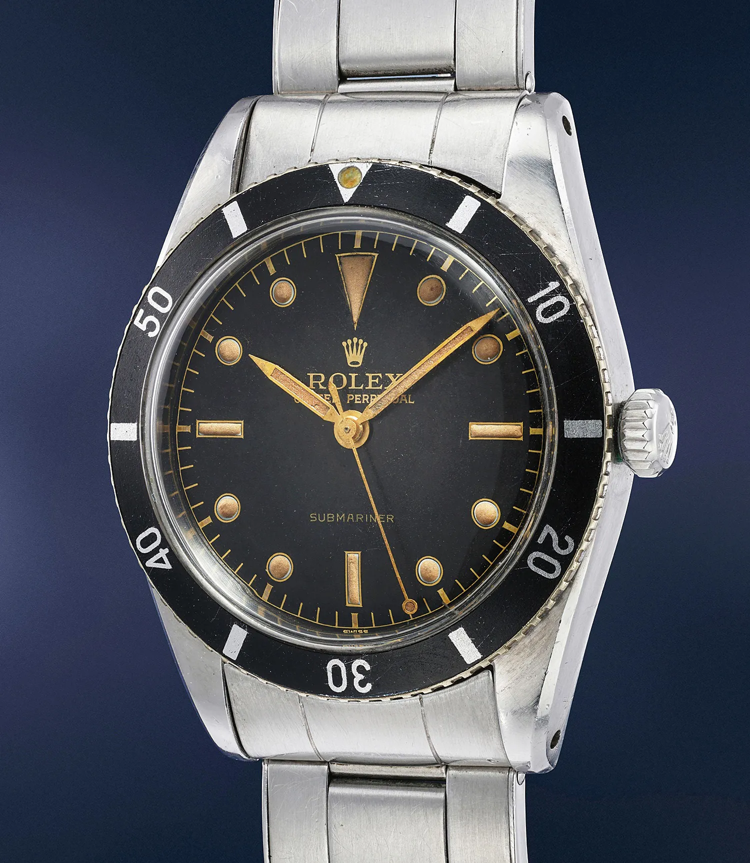 Rolex Submariner 6204 37.5mm Stainless steel Black lacquer