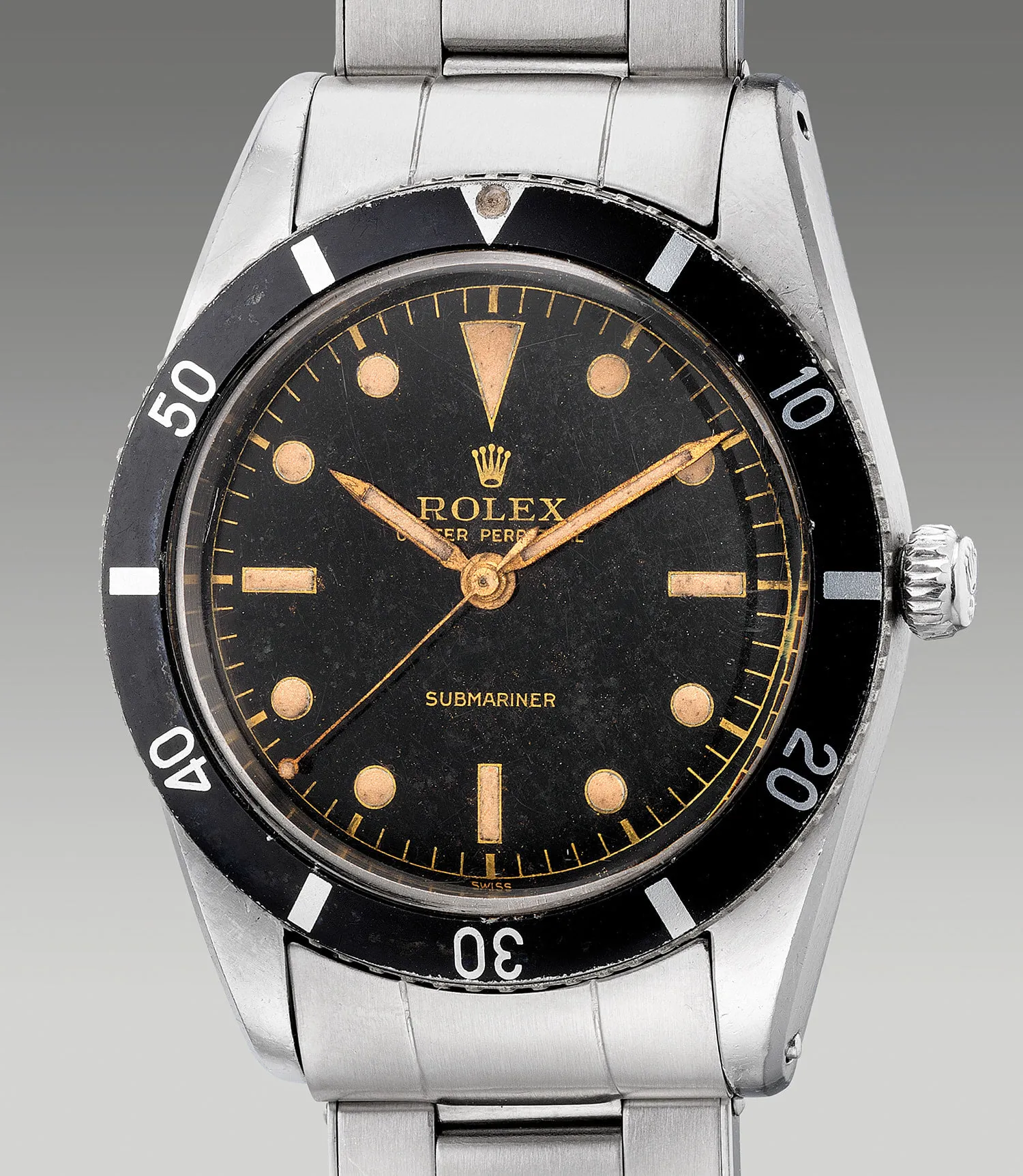 Rolex Submariner 6204 37mm Stainless steel Black