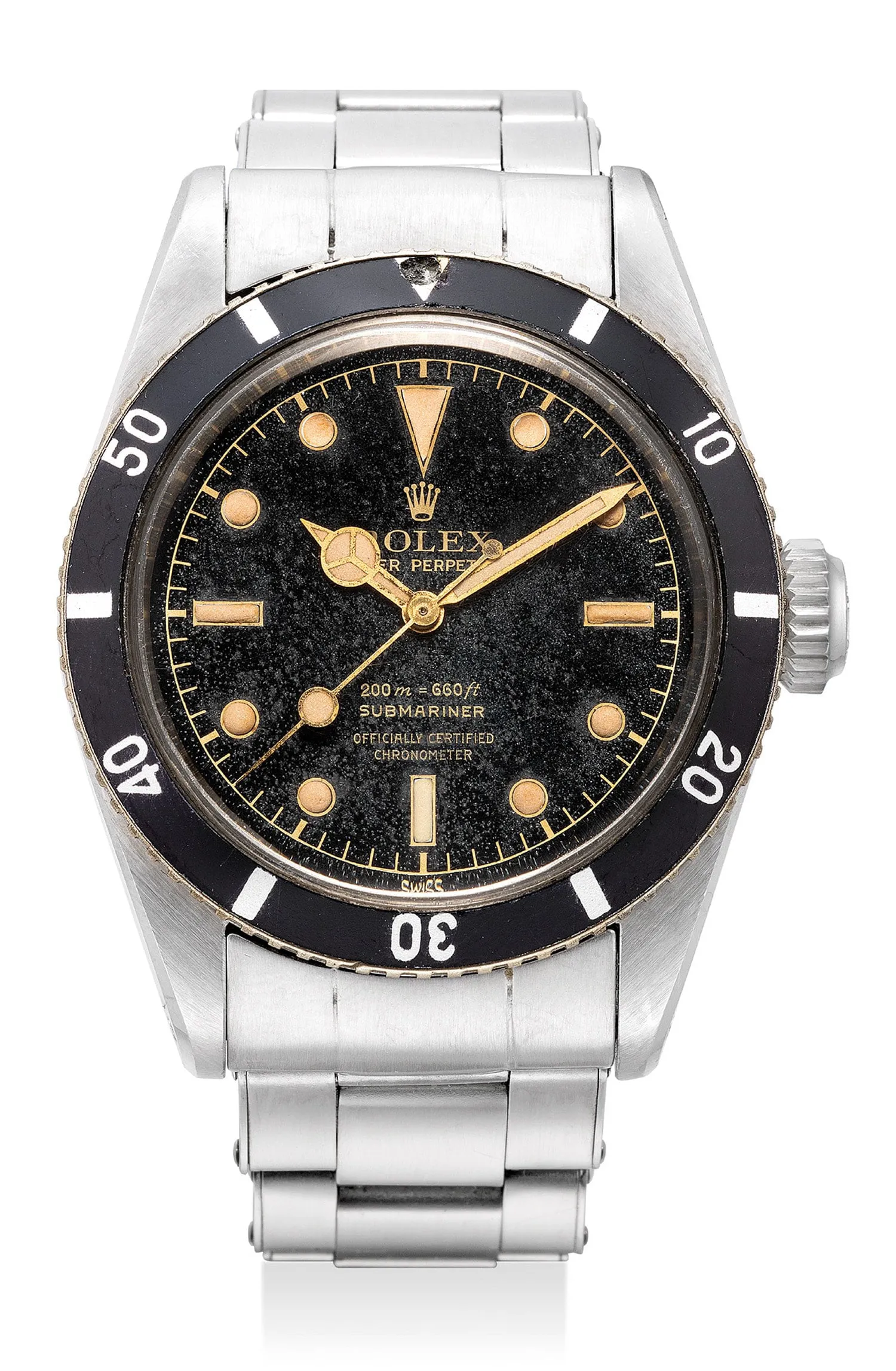 Rolex Submariner 6538 37.5mm Stainless steel Black