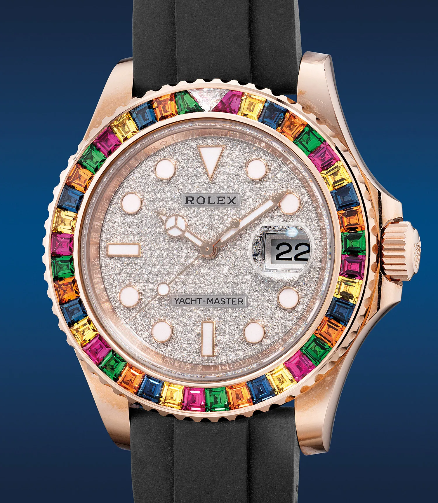 Rolex Yacht-Master 40, “Haribo” 116695 SATS 40mm Diamond and Sapphire Pave diamond-set