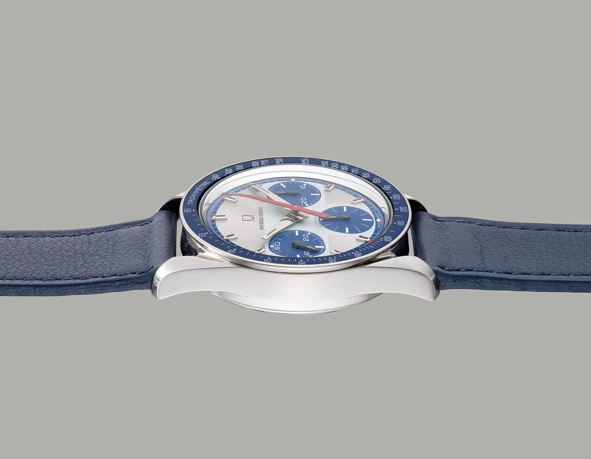 Universal Genève Compax Exotic Nina 885'107 36mm Stainless steel Blue and Silver 3