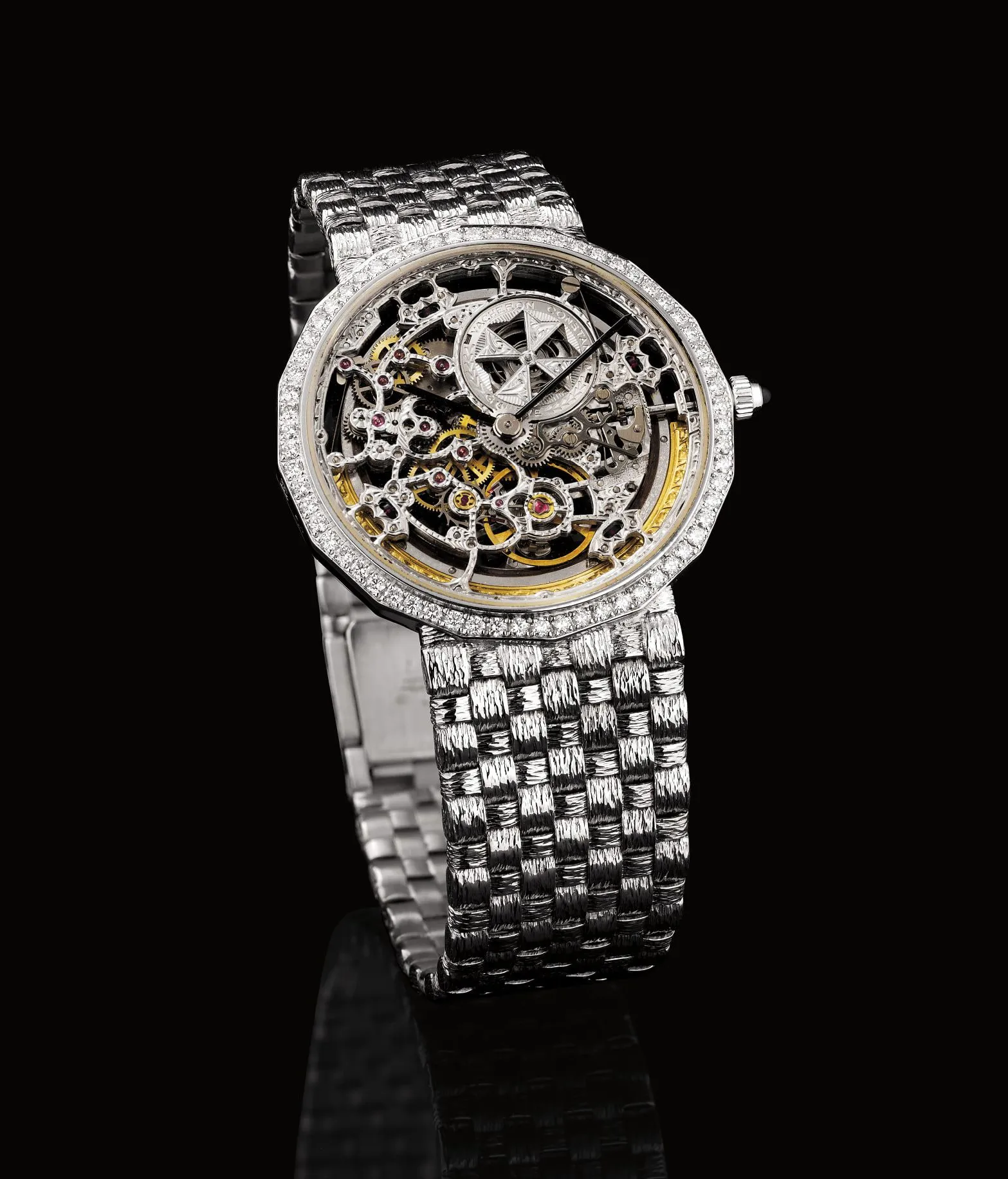 Vacheron Constantin 43502 33mm White gold and Diamond Skeletonized