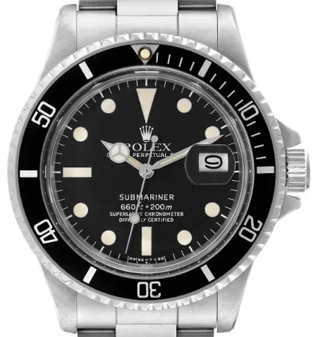 Rolex Submariner 1680 40mm Steel Black