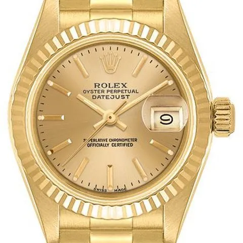 Rolex Lady-Datejust 79178 26mm Yellow gold Champagne