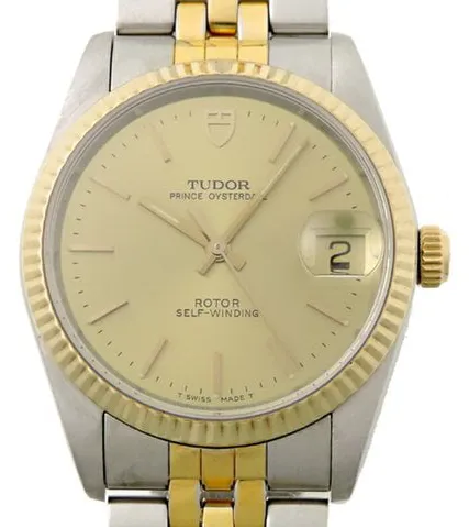 Tudor Prince Date 34mm Stainless steel Gold