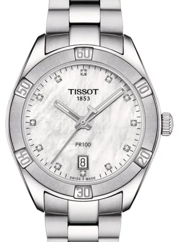 Tissot T-Classic T101.910.11.116.00 36mm Stainless steel White Mother of Pearl