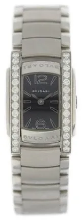 Bulgari Assioma AA26BSDS 18mm Stainless steel Black