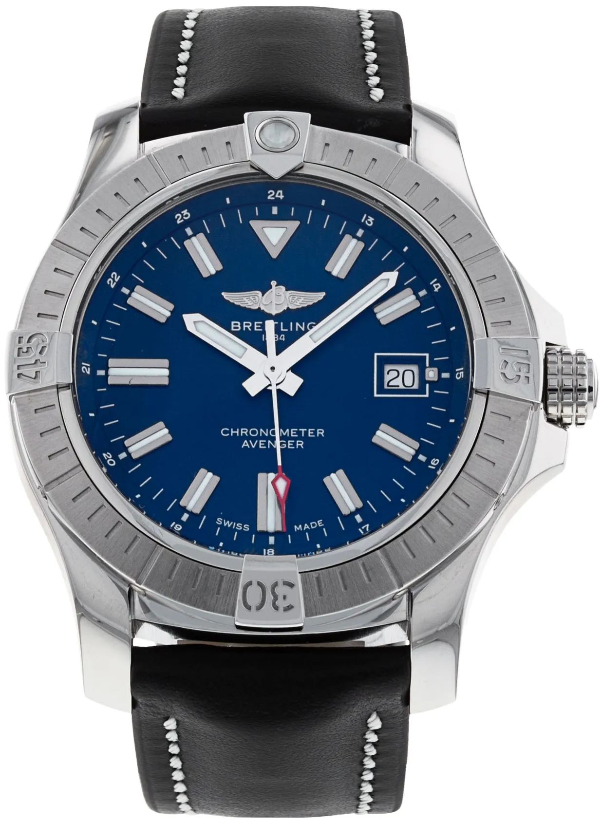 Breitling Avenger A17318 43mm Stainless steel Blue Baton