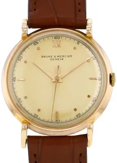 Baume & Mercier Vintage Rose gold Champagne