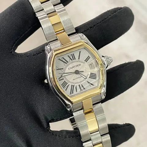 Cartier Roadster w62031y4 43mm Yellow gold and Stainless steel Silver