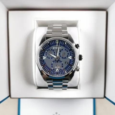 Eterna Kontiki 1112.50.41.810217 42mm Stainless steel Blue