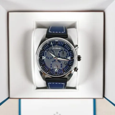 Eterna Kontiki 1112.50.41.811303 42mm Stainless steel Blue