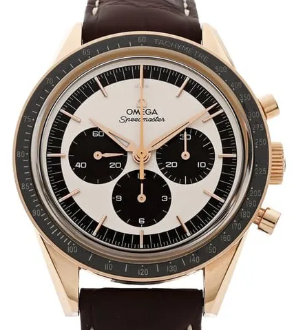 Omega Speedmaster Moon watch 311.63.40.30.02.001 39.5mm Rose gold White