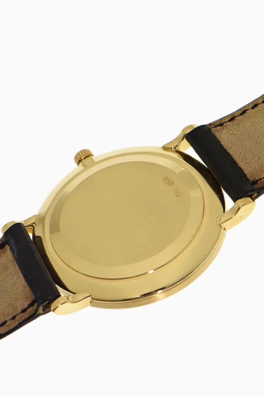 Patek Philippe Calatrava 3919 33mm Yellow gold Porcelain 6