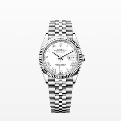 Rolex Datejust 36 126234 36mm Stainless steel White