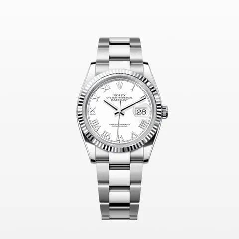 Rolex Datejust 36 126234 36mm Stainless steel White