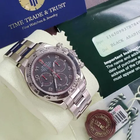 Rolex Daytona 116509 40mm White gold Blue