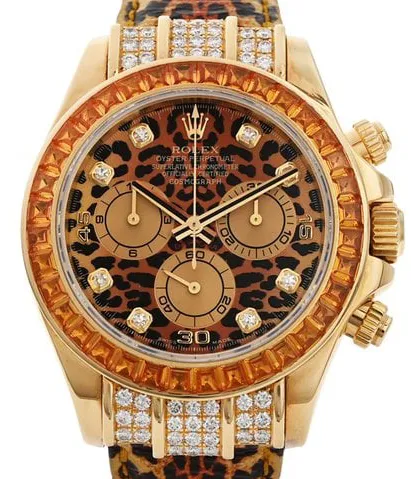 Rolex Daytona 116598 SACO 40mm Yellow gold Orange