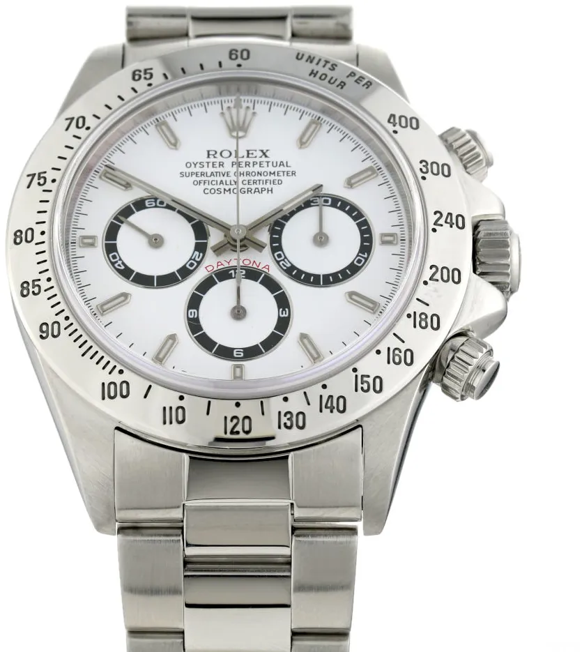 Rolex Daytona 16520 40mm Stainless steel White