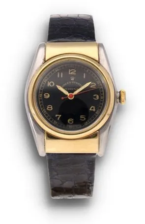 Rolex Oyster Perpetual 3065 31mm Gold/steel Black