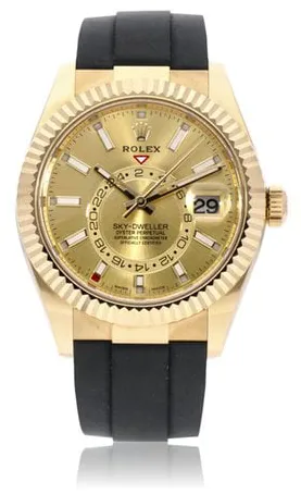 Rolex Sky-Dweller 326238 42mm Yellow gold Champagne