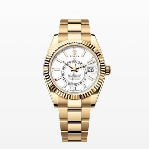 Rolex Sky-Dweller 336938 42mm Yellow gold White