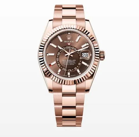 Rolex Sky-Dweller 336935 42mm Rose gold Brown