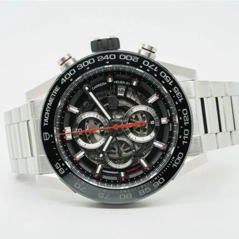 TAG Heuer Carrera CAR2A1W.BA0703 45mm Stainless steel Skeleton