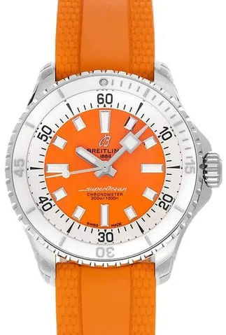 Breitling Superocean A17377211O1S1 36mm Stainless steel Orange