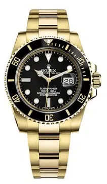 Rolex Submariner 116618LN 40mm Yellow gold Black