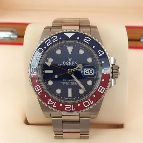 Rolex GMT-Master II 126719BLRO 40mm White gold Blue